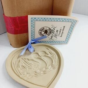 Brown Bag Cookie Mold Rare Signed VTG 2005 841/1000 Swan Song Heart NWT NIB